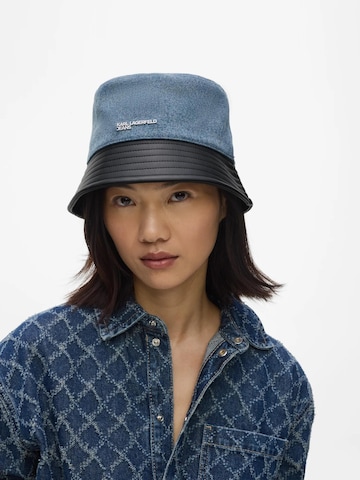 KARL LAGERFELD JEANS Kapa | modra barva: sprednja stran
