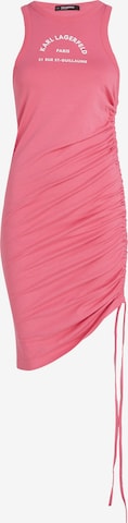 Karl Lagerfeld Beach Dress 'Rue St-Guillaume' in Pink: front