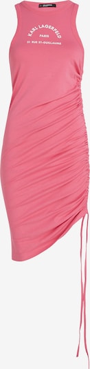Karl Lagerfeld Vêtement de plage 'Rue St-Guillaume' en rose / blanc, Vue avec produit