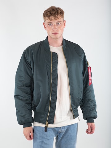 ALPHA INDUSTRIES Демисезонная куртка 'MA-1' в Зеленый