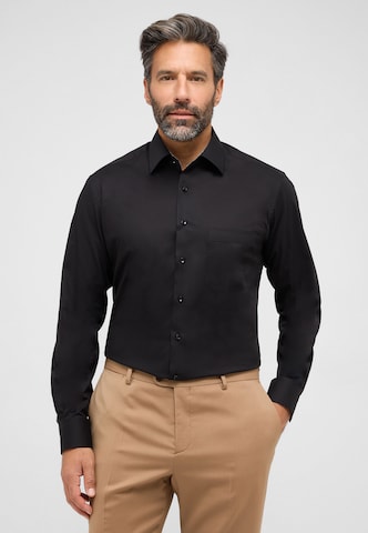 ETERNA Regular Fit Hemd in Schwarz: Vorderseite