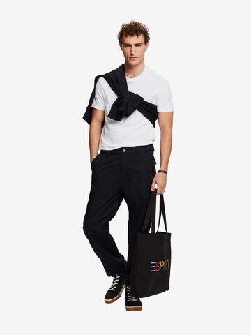 Regular Pantalon cargo ESPRIT en noir