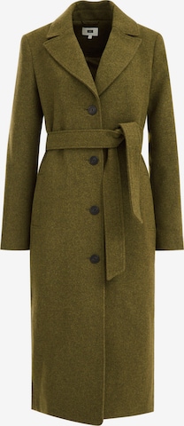 WE Fashion Ανοιξιάτικο και φθινοπωρινό παλτό σε πράσινο: μπροστά