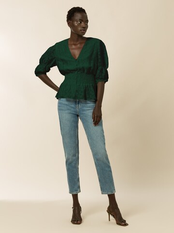 IVY OAK Blouse in Groen: voorkant