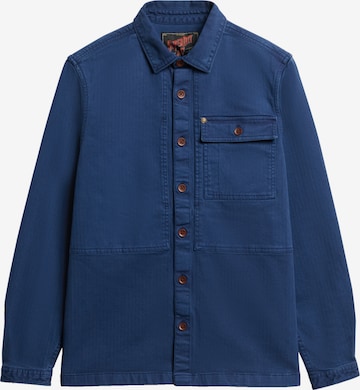 Veste mi-saison 'The Merchant Store' Superdry en bleu : devant