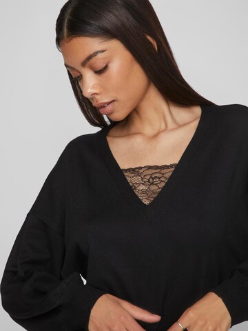 VILA Knit dress 'Tracy' in Black