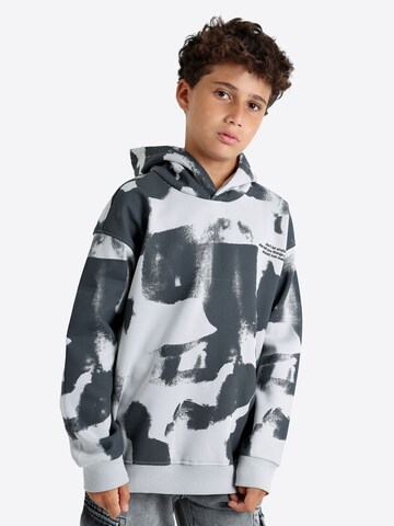 Solang Sweatshirt Oversized Hoodie Streetstyle-Look in Beige: Vorderseite