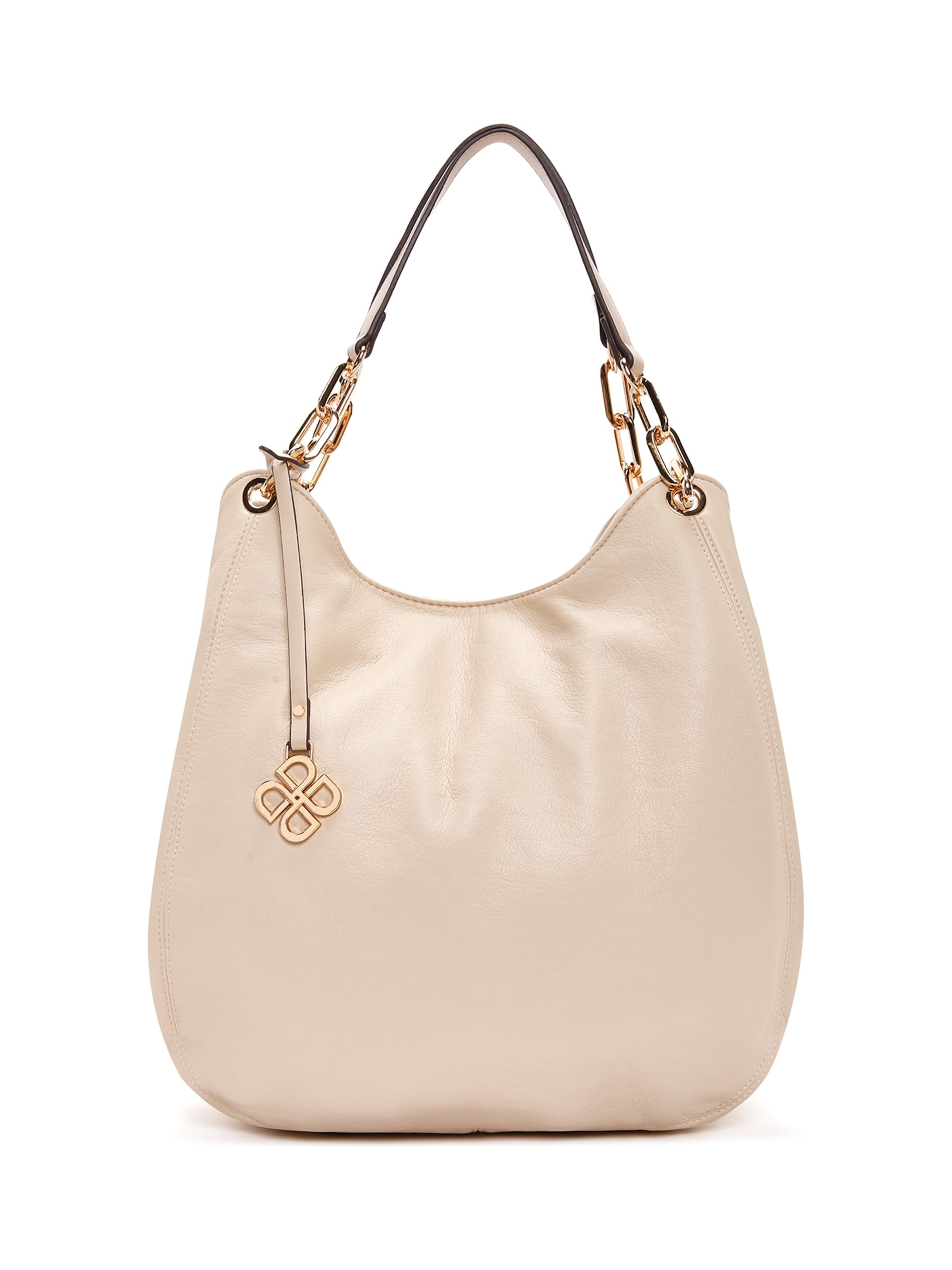 Sac bandoulière Derimod en beige : devant