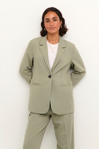 Blazer 'Sakura' Kaffe en vert : devant