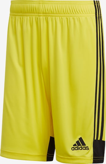 ADIDAS PERFORMANCE Workout Pants in Yellow / Black, Item view