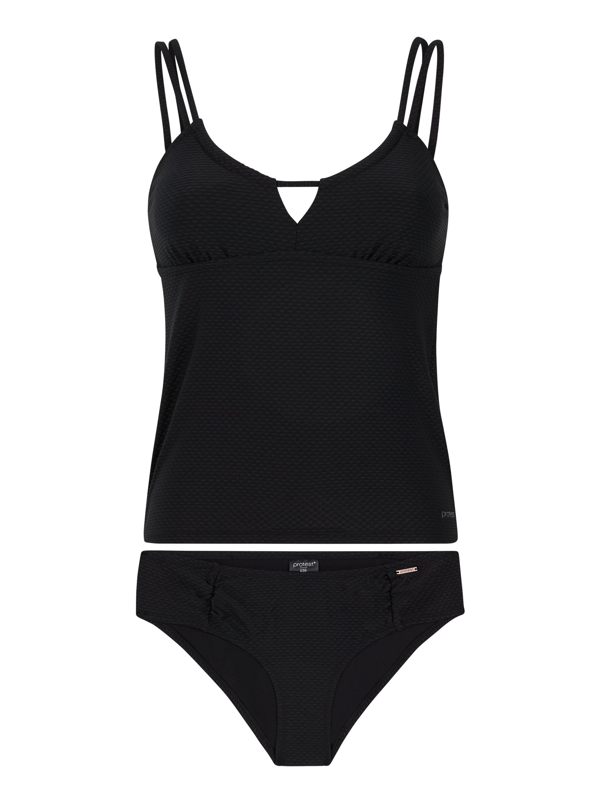 PROTEST Tankini 'PRTRIZA'‌‌‌‌‌‌‌‌‌ in Schwarz: Vorderseite