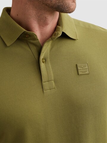 PME Legend Paita 'PME LEGEND - Polo shirt in piqué with stretch and flight pocket' värissä vihreä
