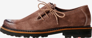 LLOYD Lace-up shoe 'XAVER' in Brown: front