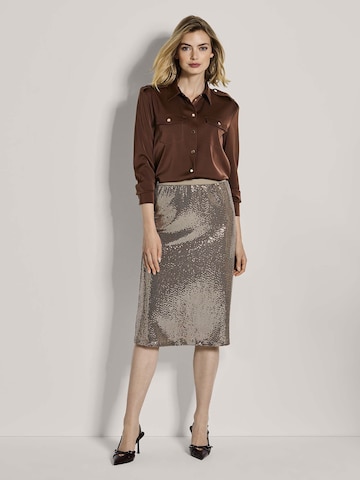 Chemisier MADELEINE en marron