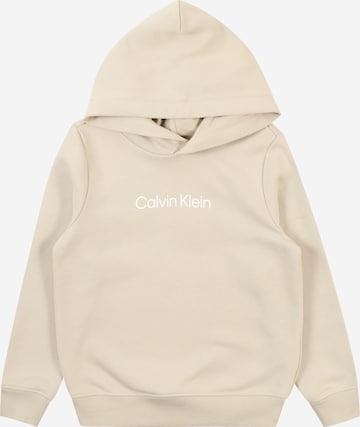 Calvin Klein Jeans Свитшот в Бежевый: спереди
