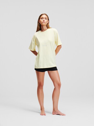 Karl Lagerfeld Shorty 'Ikonik' in Yellow