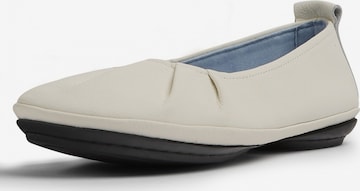 CAMPER Ballet Flats with Strap ' Right Nina ' in White: front