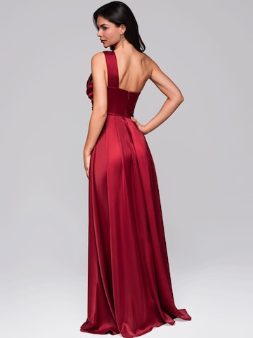 Ombre Abendkleid‌‌‌ in Rot