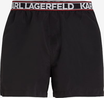 Karl Lagerfeld Σορτσάκι-μαγιό σε κόκκινο / μαύρο / λευκό, Άποψη προϊόντος
