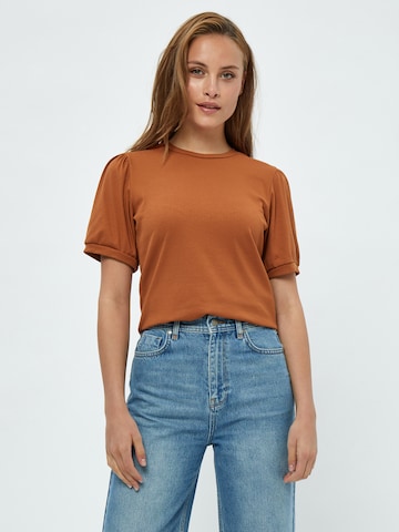 minus Shirt 'Johanna' in Bruin: voorkant