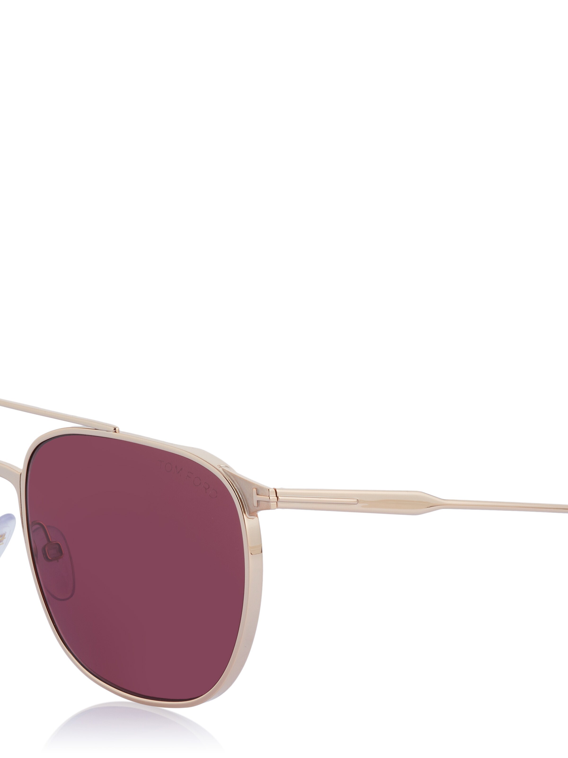 Lunettes de soleil Tom Ford en or