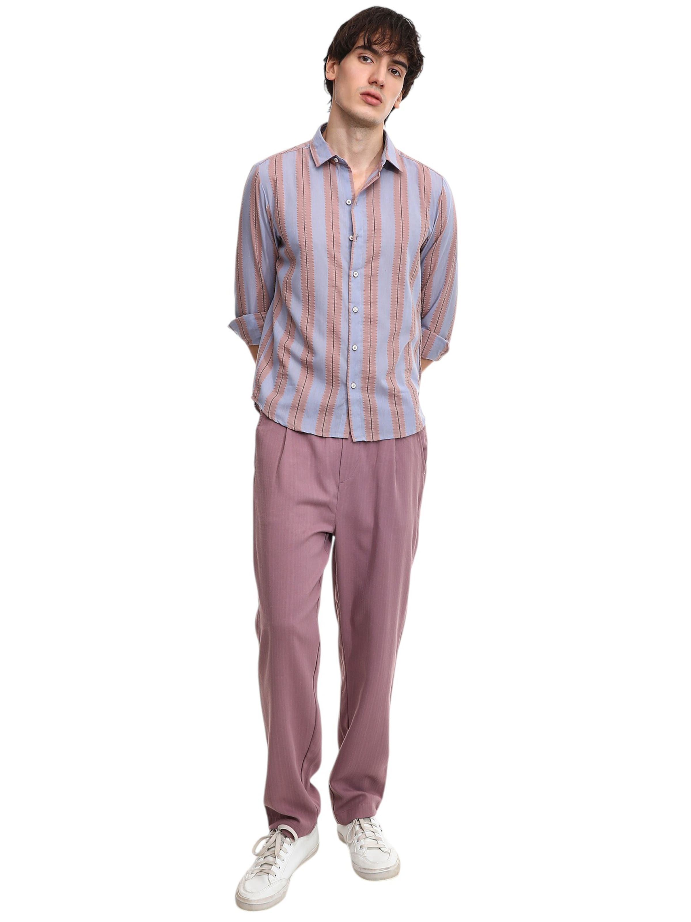 Campus Sutra Regular fit Button Up Shirt 'Tiphanie' in Blue