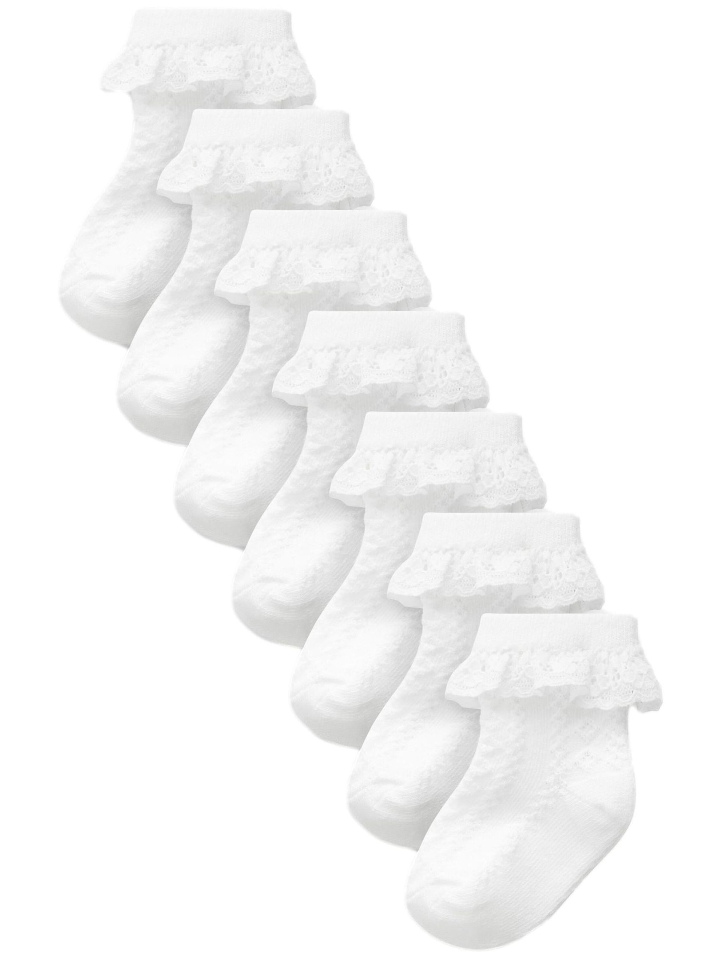 Next Socken in Weiß: Vorderseite