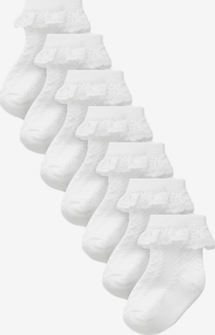 Next Socken in Weiß: Vorderseite