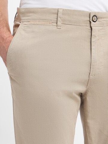 Nils Sundström Regular Hose ' Matt ' in Beige