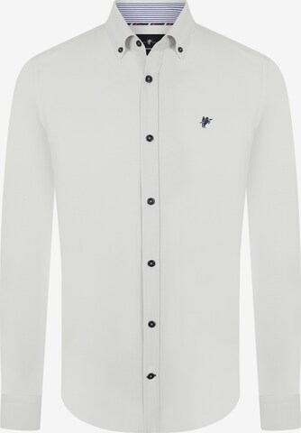 Chemise 'Elroy' DENIM CULTURE en blanc : devant