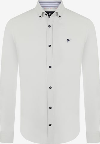DENIM CULTURE Overhemd 'Elroy' in Wit: voorkant