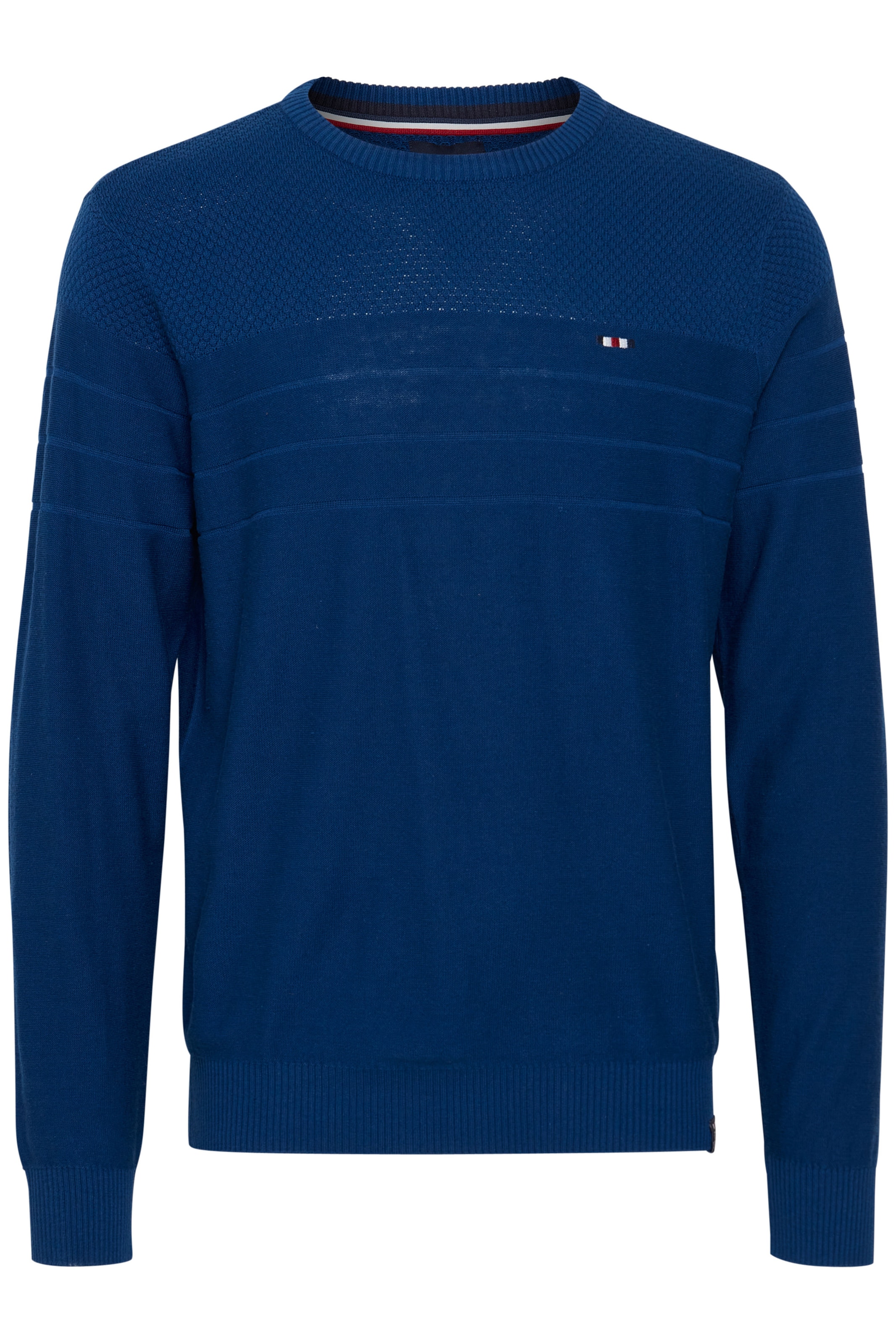 FQ1924 Trui 'Saban' in Blauw: voorkant