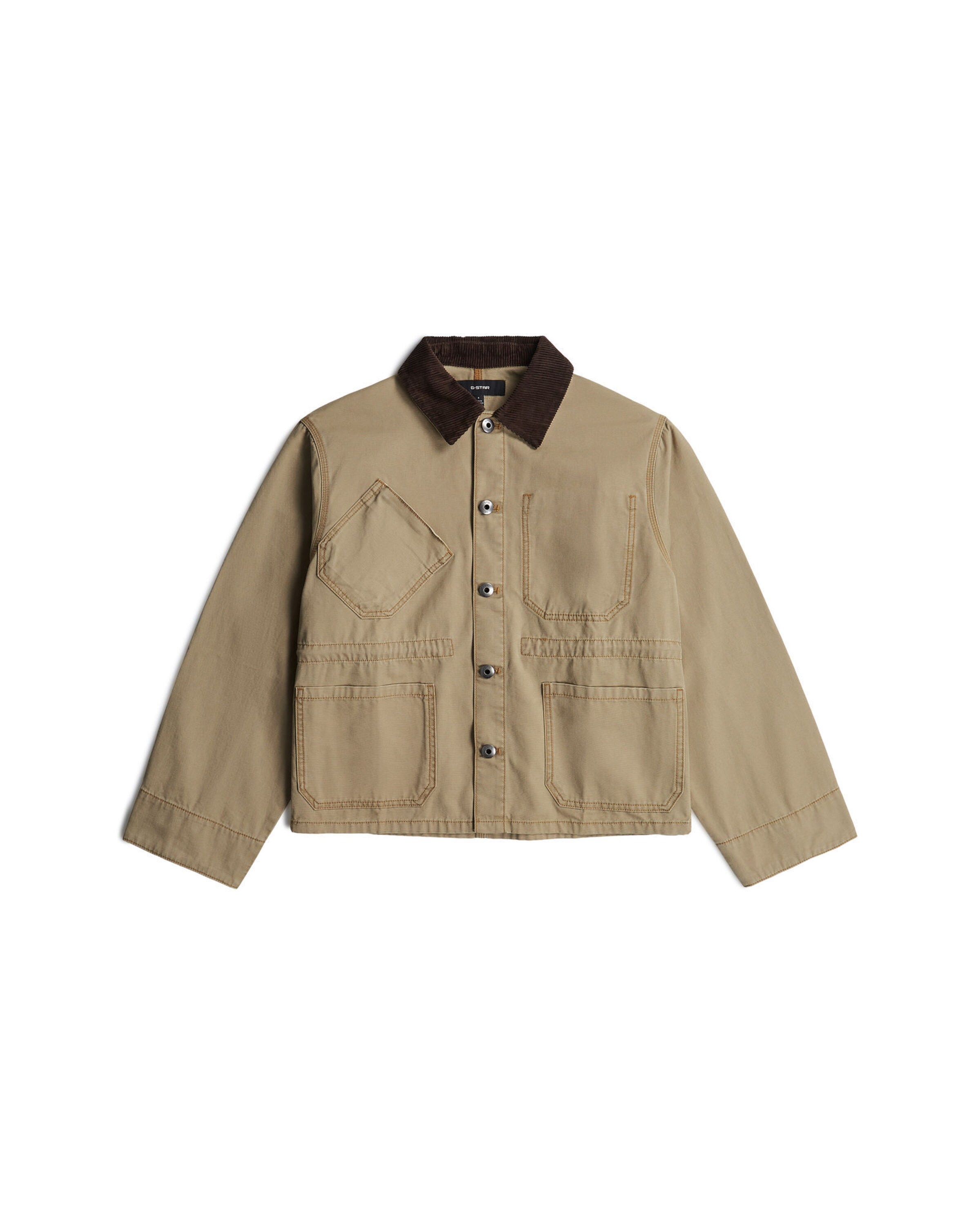 G-STAR Winterjas 'Boyfriend Barn Jacket' in de kleur Beige, Productweergave