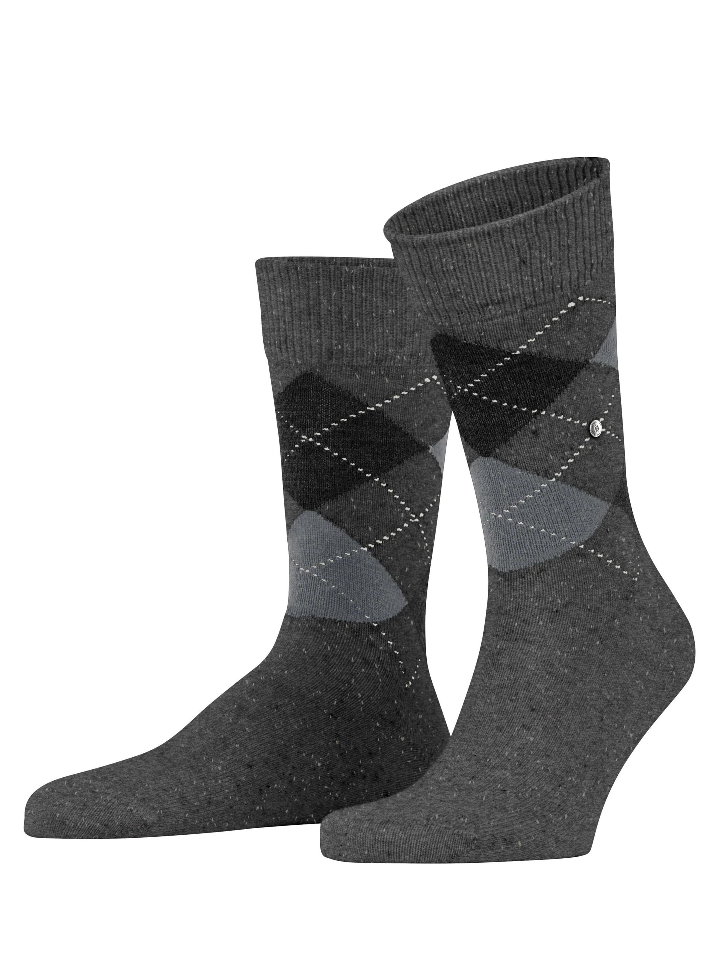 BURLINGTON Socks 'Dundee' in Grey: front