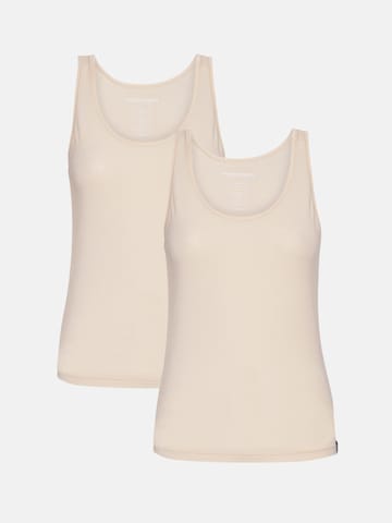Copenhagen Bamboo Onderhemd in Beige: voorkant