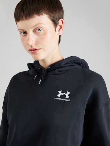 UNDER ARMOUR Sport sweatshirt 'Essential' i svart