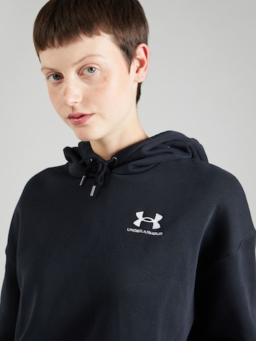 UNDER ARMOUR Sportsweatshirt 'Essential' in Schwarz