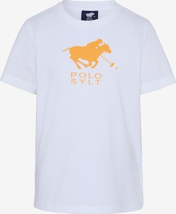 Polo Sylt Shirt in White: front