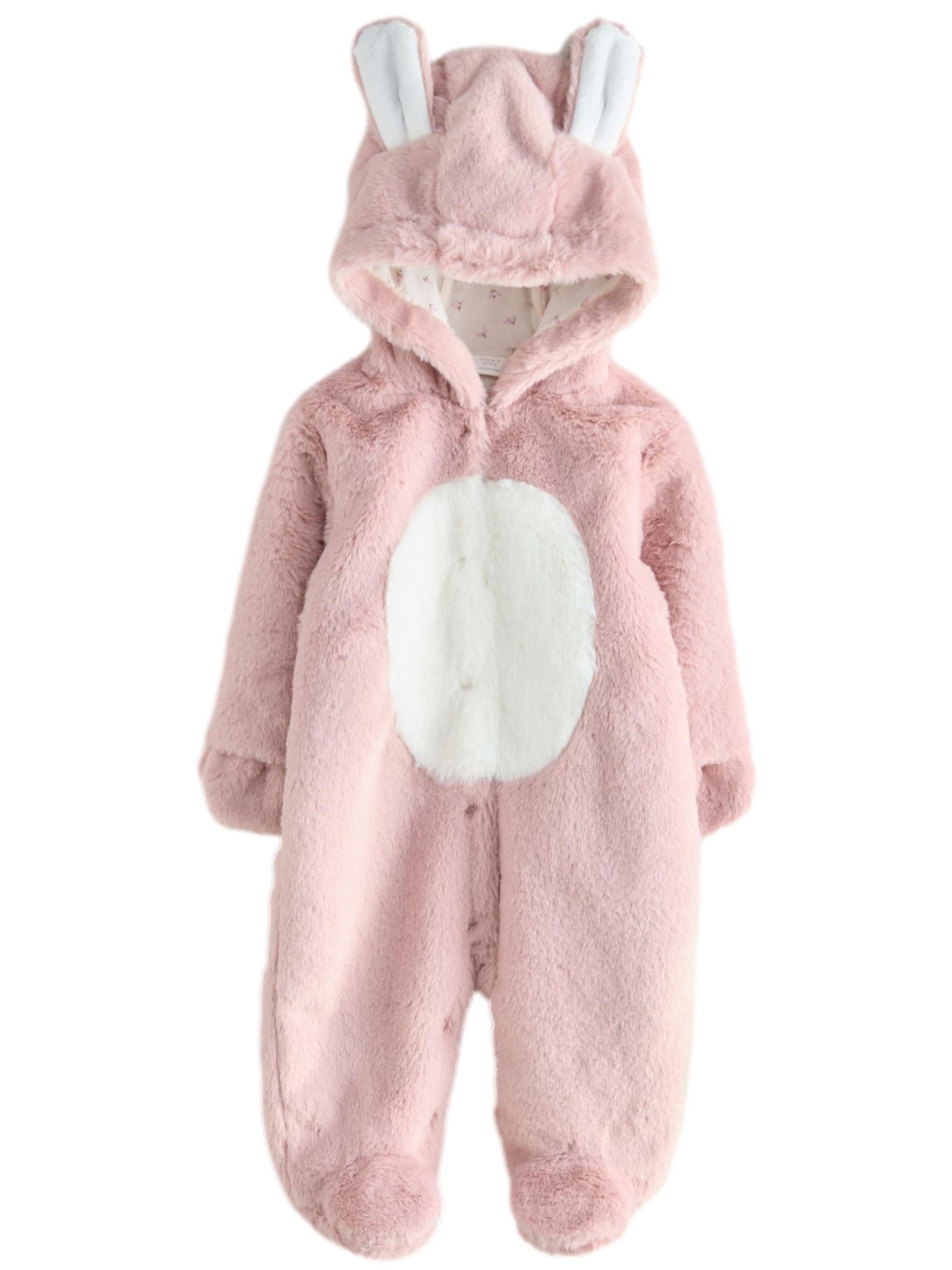 Salopetă de la Next pe roz: față