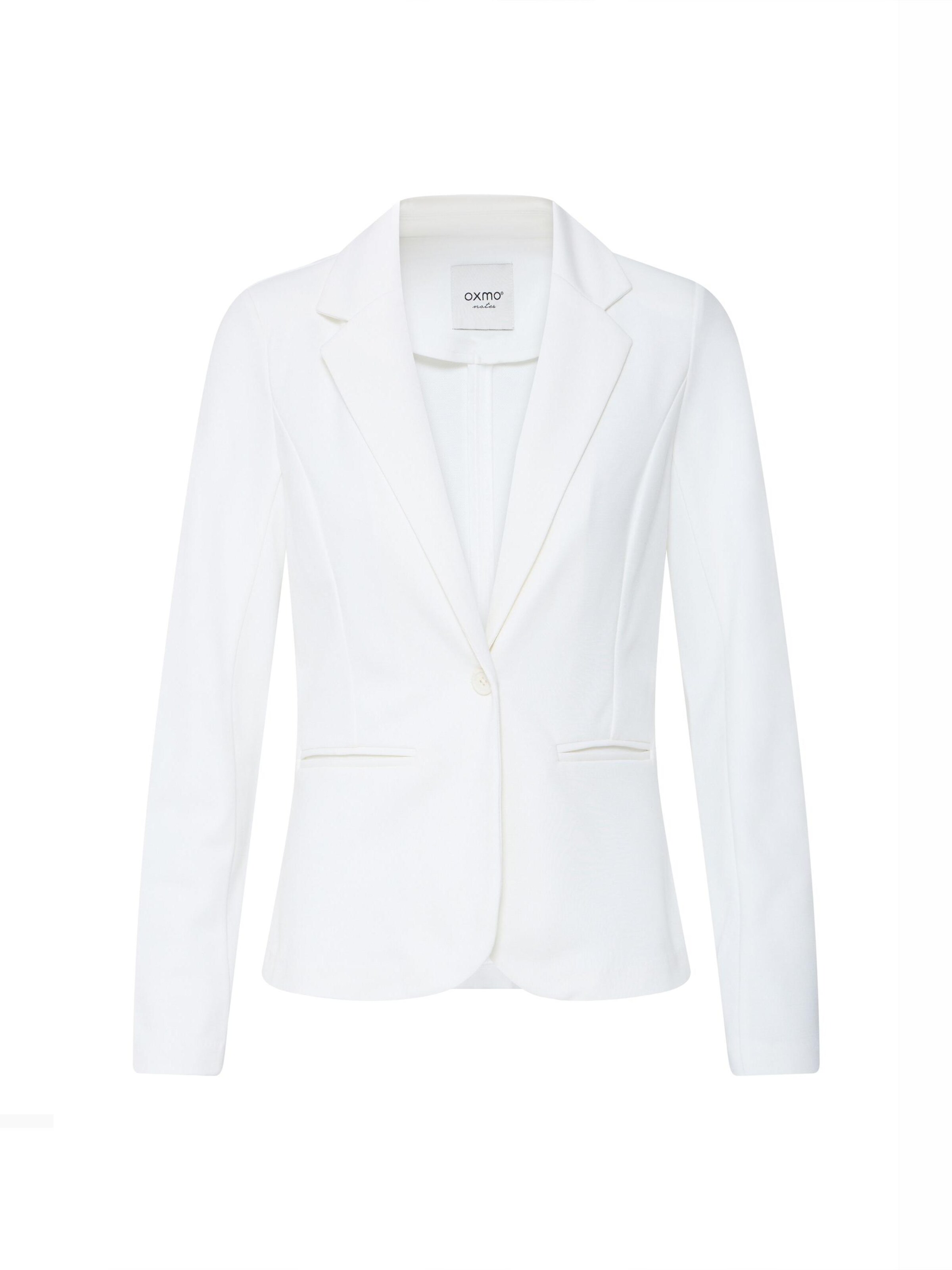 Oxmo - Blazer en blanco: frente