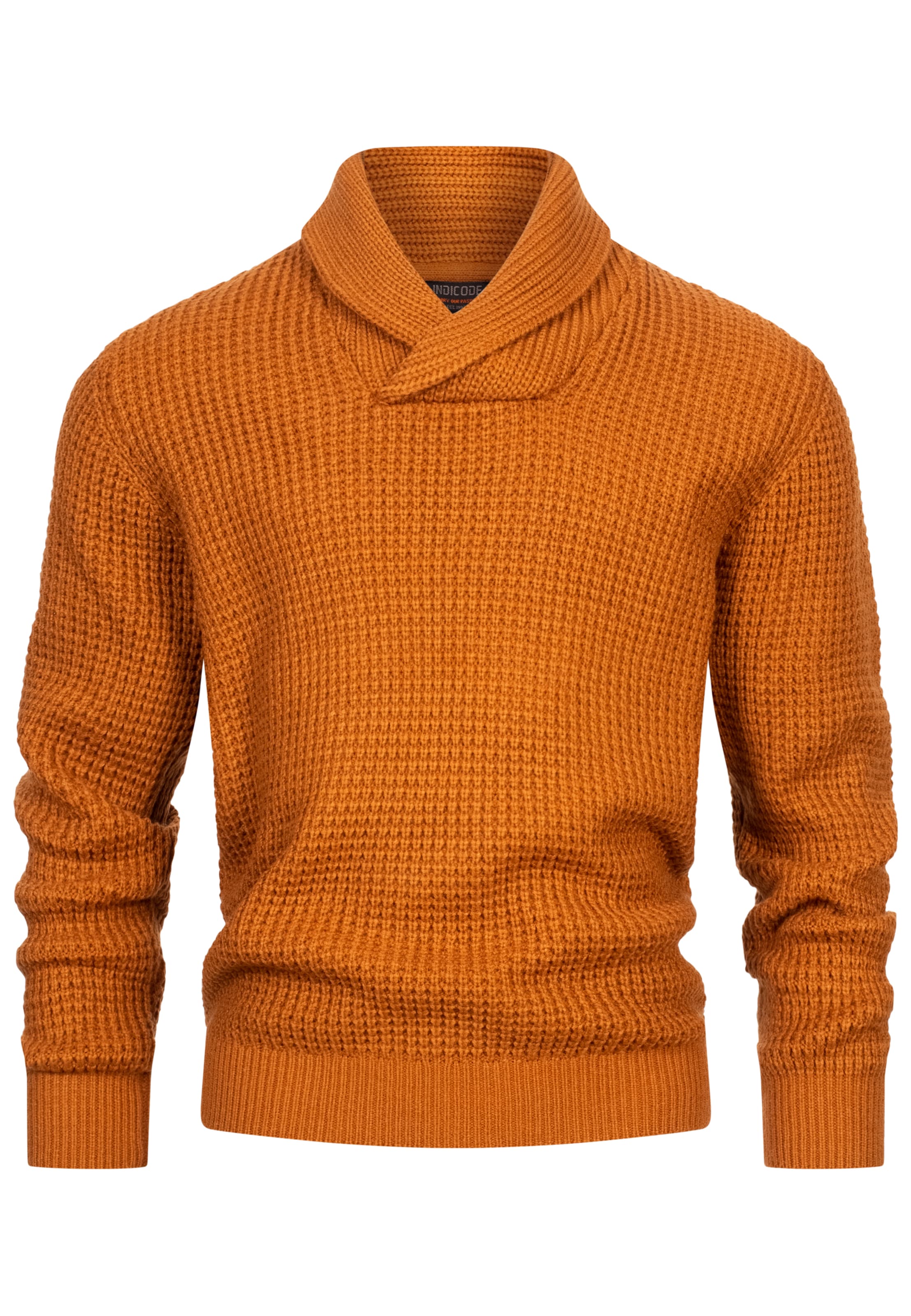 INDICODE JEANS Sweater ' Brockly ' in Bronze: front