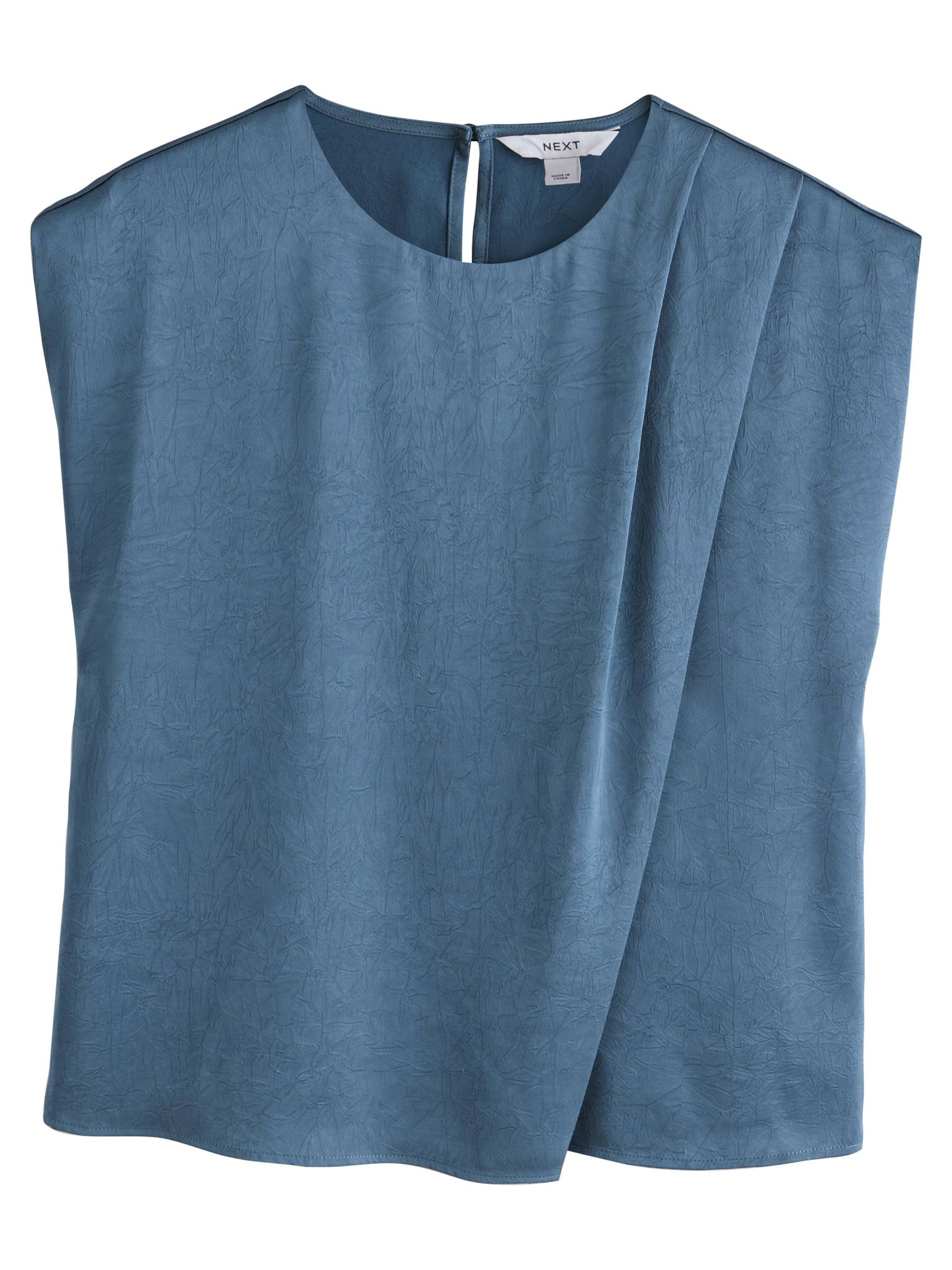 Next - Blusa en azul: frente