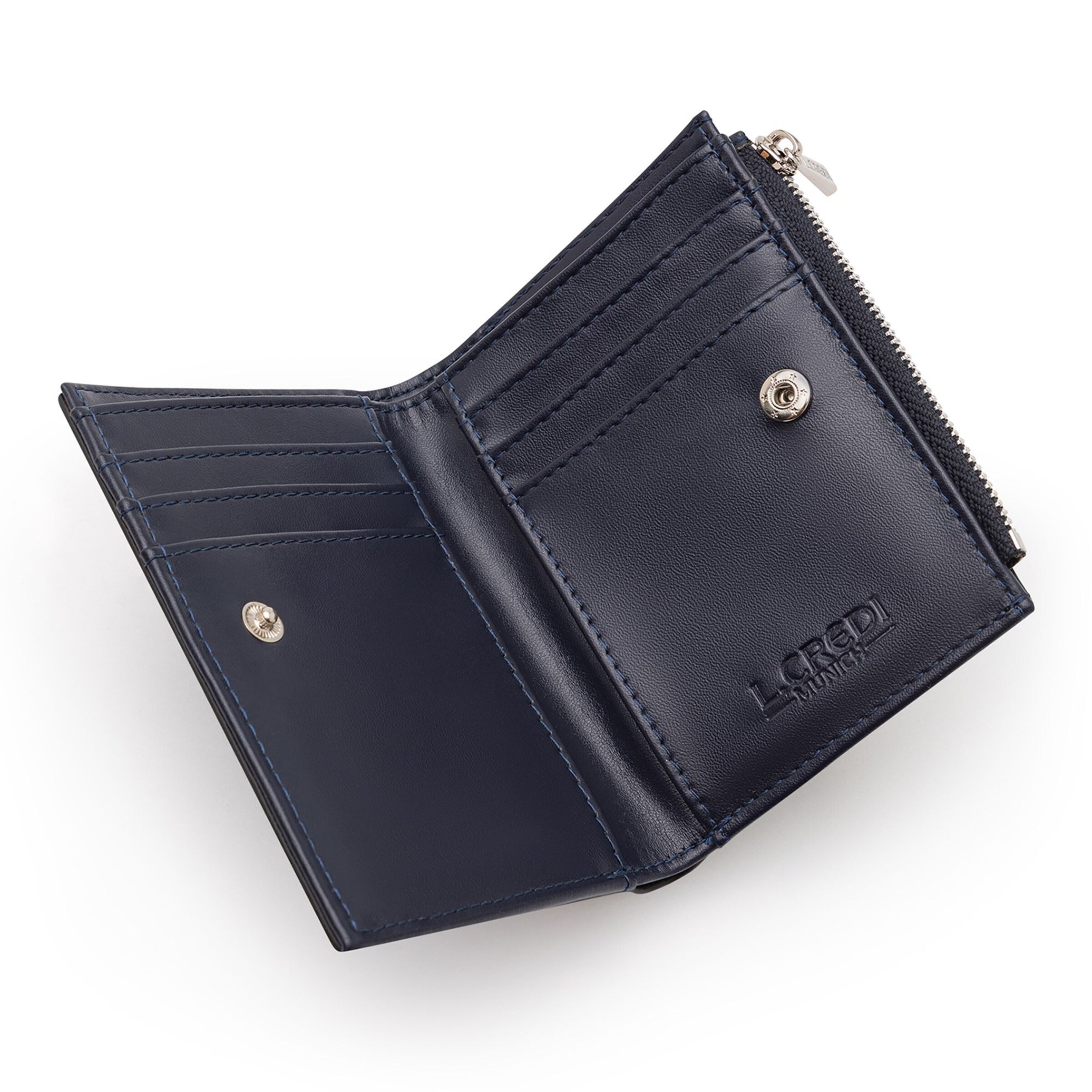 Portamonete di L.CREDI in blu