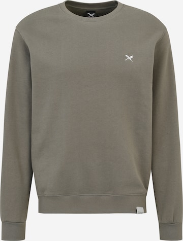 Iriedaily Sweatshirt 'Mini Flag 2' in Grün: Vorderseite