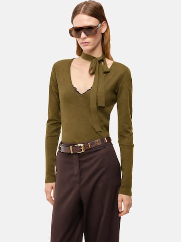 PINKO Pullover 'PINKO SOFFIO MAGLIA LINGERIE 100 LANA Maglieria'‌ in Grün