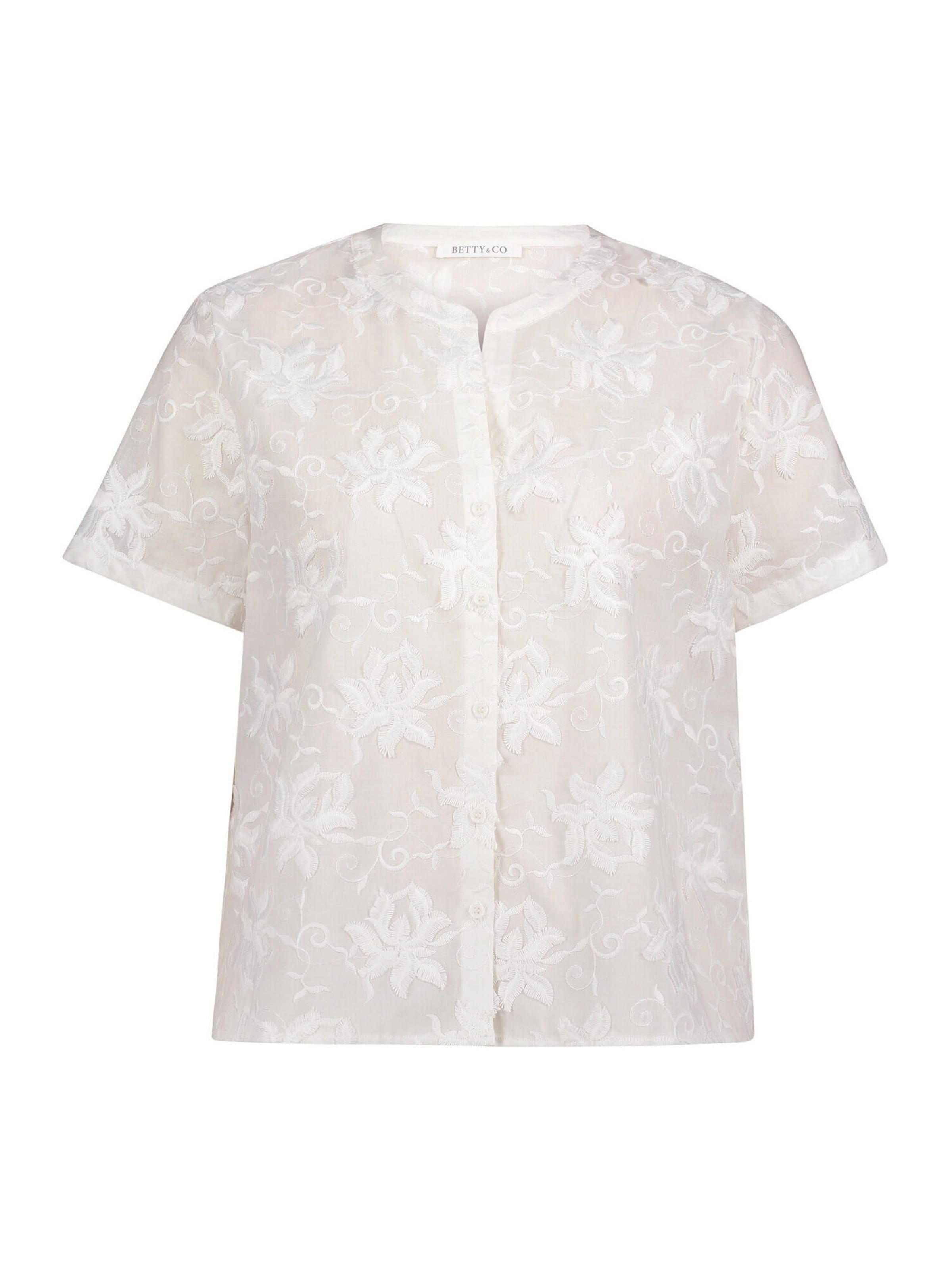 Betty & Co Blouse in Wit: voorkant