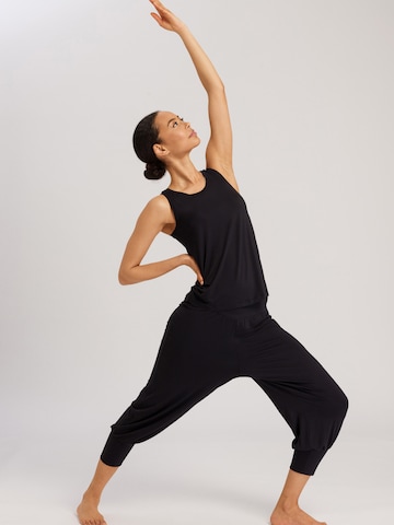 Hanro Loosefit Sweatpants 'Yoga' in Schwarz