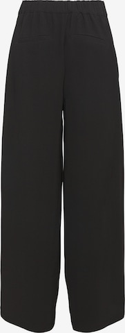 Noisy may Szeroka nogawka Spodnie 'JAMIE' w kolorze czarny