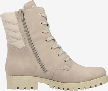 Stivaletto stringato di Rieker in beige