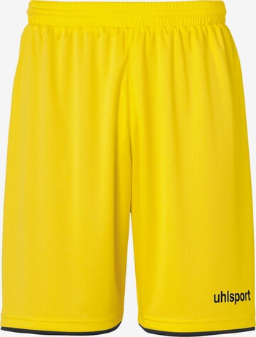 UHLSPORT Workout Pants in Yellow: front